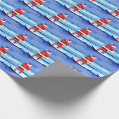 サーフィンサンタ ラッピングペーパー (角)