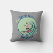 サーフィンサンタBFTG枕 クッション (正面)