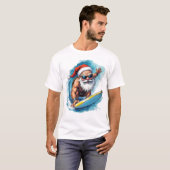 サーフィンサンタTシャツ Tシャツ (正面フル)