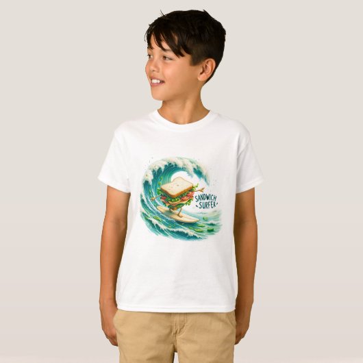 サーフィンサンドイッチ Tシャツ (正面フル)