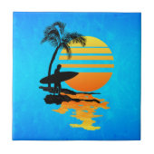 サーフィンサンライズ タイル (正面)