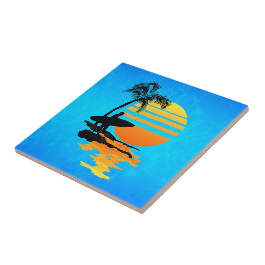 サーフィンサンライズ タイル (側面)