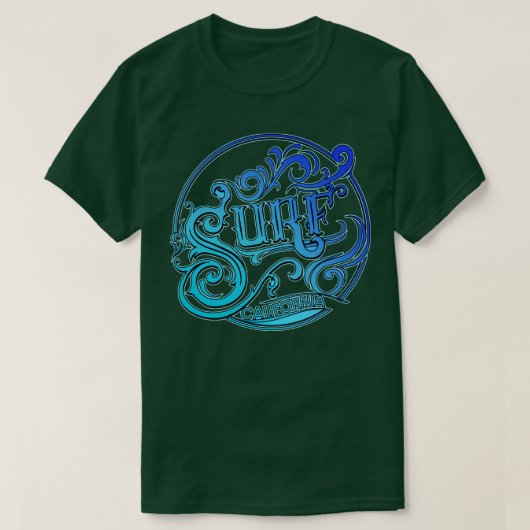 サーフィンサーフカリ Tシャツ (デザイン正面)