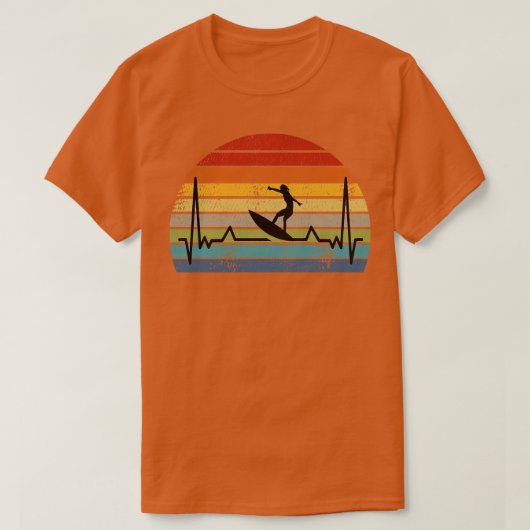 サーフィンサーフレトロ Tシャツ (デザイン正面)
