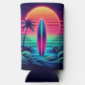 サーフィンザネオンサンセット スリム缶クーラー (裏面)