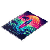 サーフィンザネオンサンセット ノートブック (左側)