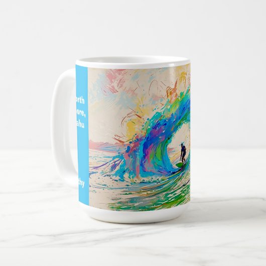 サーフィンザバレル コーヒーマグカップ (正面左)