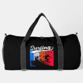 サーフィンザビッグウェーブビベス ダッフルバッグ (裏面)