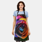 サーフィンザレインボーバラ エプロン (着用した状態)