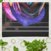 サーフィンザレインボーバラ キッチンタオル (折り畳み)