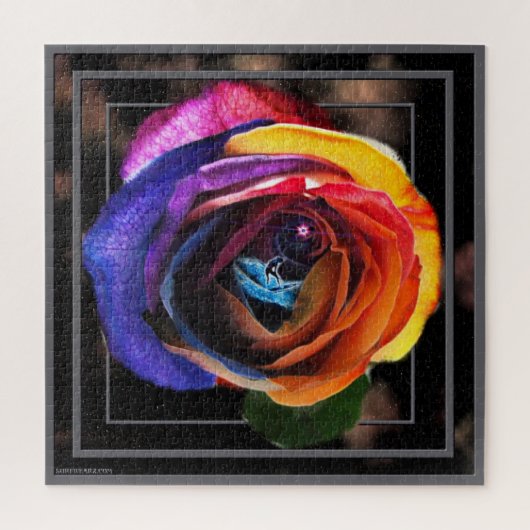 サーフィンザレインボーバラ ジグソーパズル (縦)