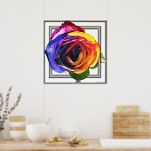 サーフィンザレインボーバラ ポスター (キッチン)