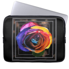 サーフィンザレインボーバラ ラップトップスリーブ