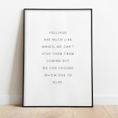 サーフィンザ波 – 感動的引用文ポスター ポスター