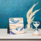 サーフィンザ・ウェーブ | 水コンテンポラリー色海 フォトプラーク (インサイチュ)