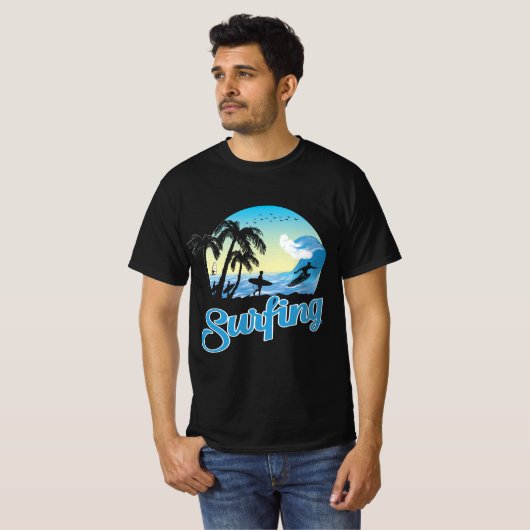 サーフィンシービーチ Tシャツ (正面フル)