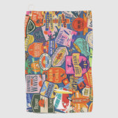 サーフィンシール ゴルフタオル (正面)