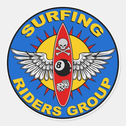 サーフィンシール ラウンドシール (正面)