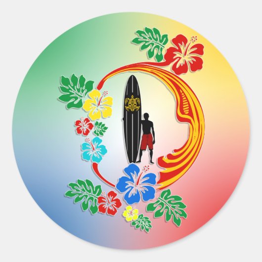 サーフィンシール ラウンドシール (正面)