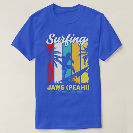 サーフィンジョウズピーハイマウイハワイ Tシャツ (デザイン正面)