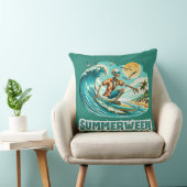 サーフィンスケルトンサマウィーンビーチビベス クッション (椅子)