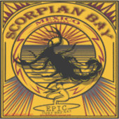 サーフィンスコーピオンベイバハメキシコ シール (正面)