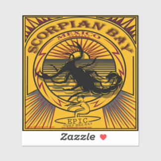 サーフィンスコーピオンベイバハメキシコ シール