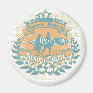 サーフィンスピリットTシャツとギフト マグネット