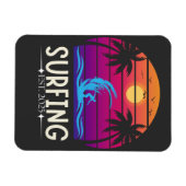 サーフィンセット2025レトロヴィンテージバカイモードサーフ マグネット (横)