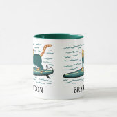 サーフィンタビーカスタマイズキャット マグカップ (中央)