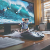 サーフィンダマウス! シール (正面)