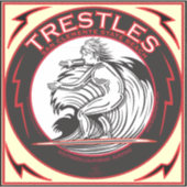 サーフィントレスルスサンオノフレビーチカリフォルニア シール (正面)