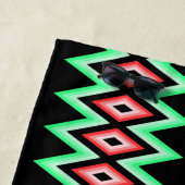 サーフィントロピカルハワモダンイサマー名前をカスタムする ビーチタオル (インサイチュ)