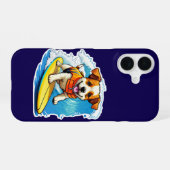 サーフィンドッグiPhoneケース iPhone 16ケース (裏面横)