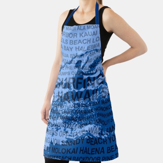 サーフィンハワイカットバックハワイアンサーファー エプロン (インサイチュ)