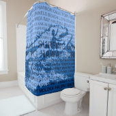 サーフィンハワイカットバックハワイアンサーファー シャワーカーテン (インサイチュ)