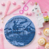 サーフィンハワイカットバックハワイアンサーファー ペーパープレート (パーティー)