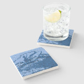 サーフィンハワイカットバックハワイアンティキバーコースター ストーンコースター (横)