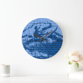 サーフィンハワイカットバックハワイアン時計 ラージ壁時計 (ホーム)