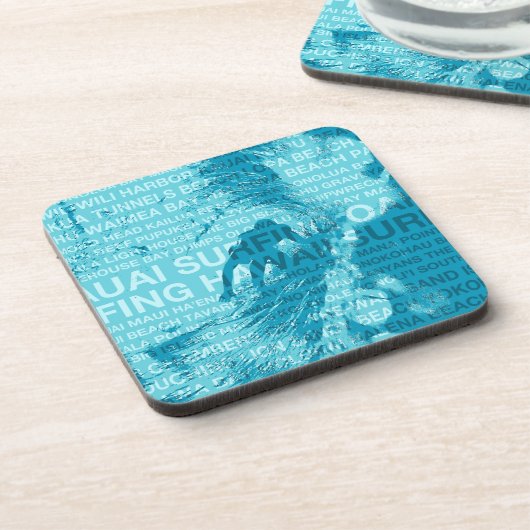 サーフィンハワイグリーンルームハワイアンコースター コースター (左側)