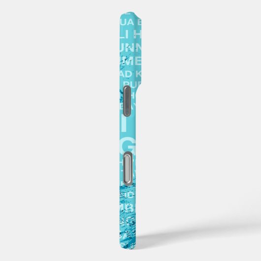 サーフィンハワイグリーンルームハワイアンサーファーアクア  Case-Mate iPhoneケース (裏面 / 右)