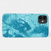 サーフィンハワイグリーンルームハワイアンサーファー – アクア Case-Mate iPhoneケース (裏面(横))