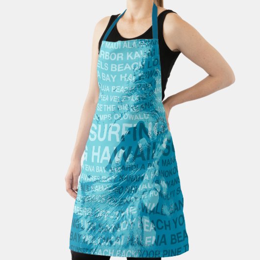 サーフィンハワイグリーンルームハワイアンサーファー エプロン (インサイチュ)
