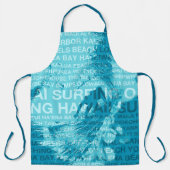 サーフィンハワイグリーンルームハワイアンサーファー エプロン (正面)