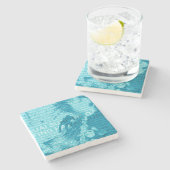 サーフィンハワイグリーンルームハワイアンティキバーコースター ストーンコースター (横)