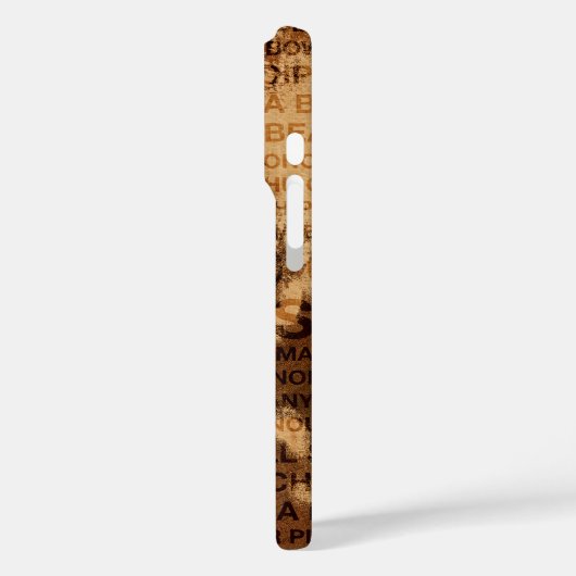 サーフィンハワイグリーンルームフェイクウッドサーファー Case-Mate iPhoneケース (裏面 / 左)