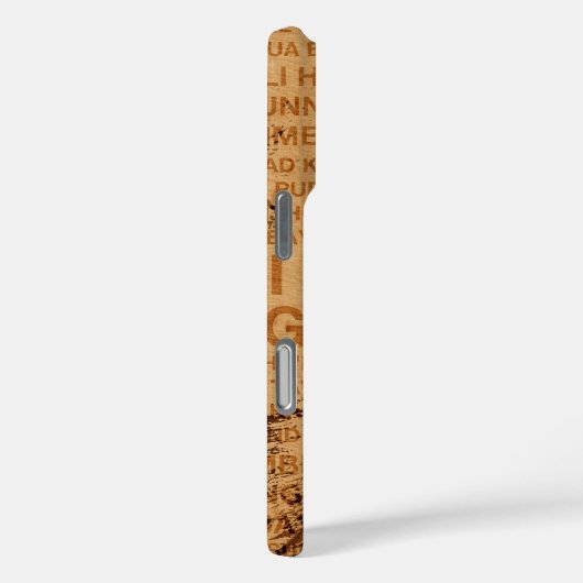 サーフィンハワイグリーンルームフェイクウッドサーファー Case-Mate iPhoneケース (裏面 / 右)