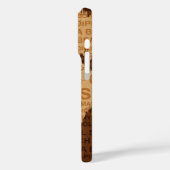 サーフィンハワイパームツリーズフェイクウッドトロピカル Case-Mate iPhoneケース (裏面 / 左)