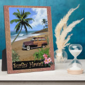 サーフィンハワイ フォトプラーク (側面)