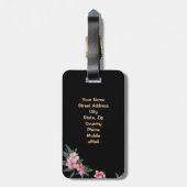 サーフィンハワイ ラゲッジタグ (裏面縦)